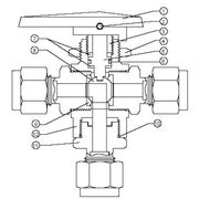 3 Way Ball Valve Tube End