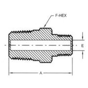 RHN Reducing Hex Nipple